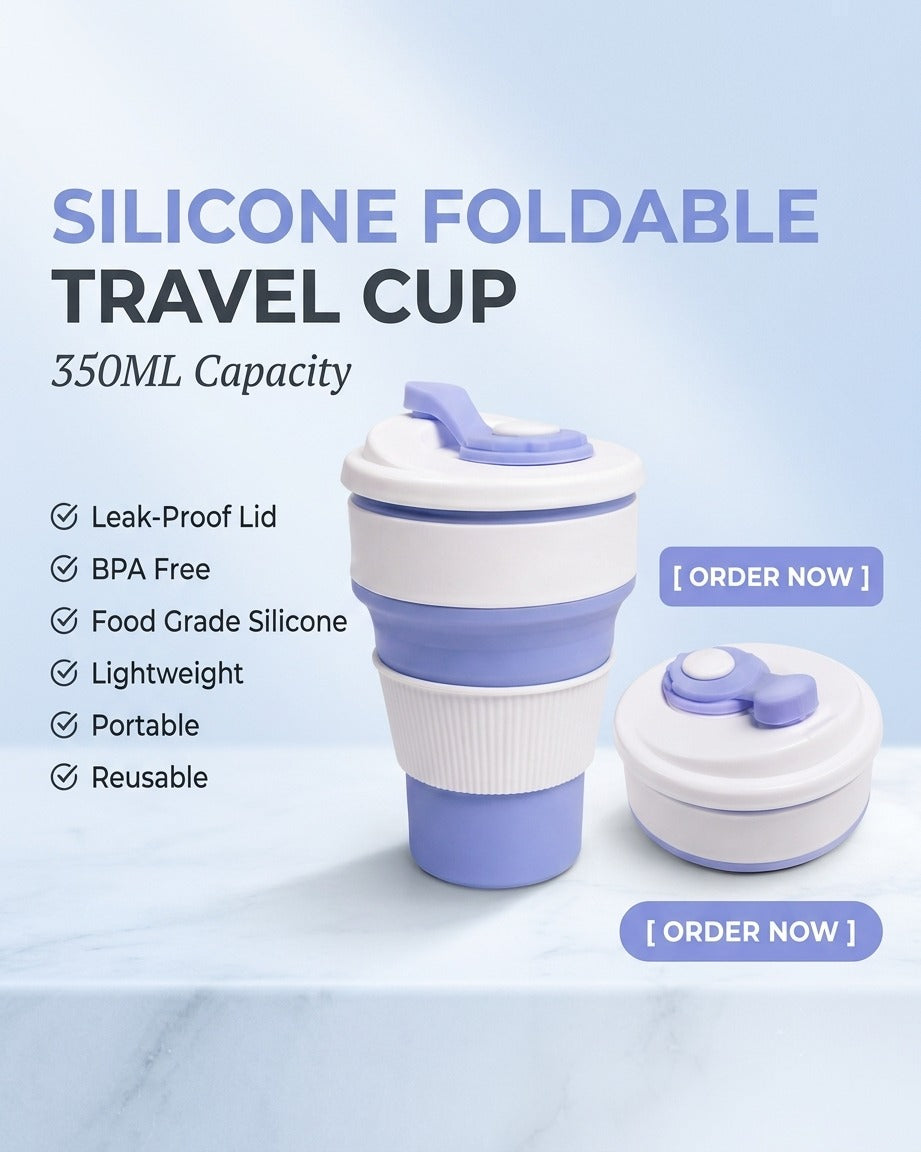 Silicon Foldable Travel Cup